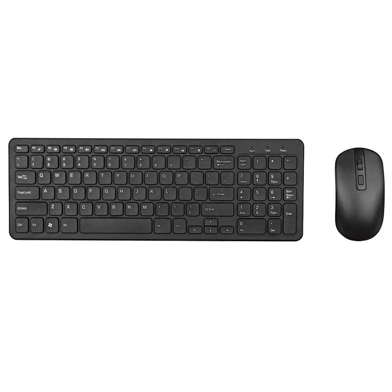 Bluejw Neutral Wireless Chocolate Keyboard and Mouse Set - 2.4G Gaming Keyboard Combo for Laptop, PC - Image 2